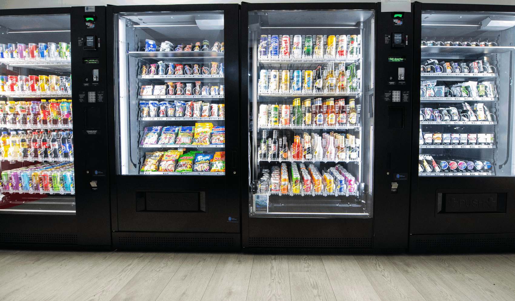 Unsere Automaten in einem Wiener Shop